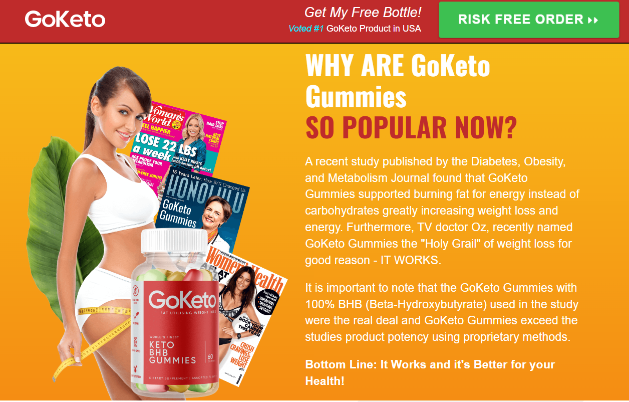 GoKeto BHB Gummies: Reviews (Keto BHB Gummies) Weight Loss & Burn Fat